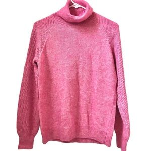 NWT LOFT Pink Pullover Winter/Fall Turtleneck Sweater